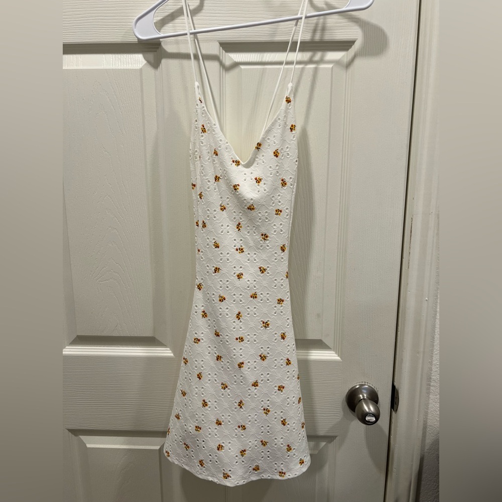 Lucy in the Sky Floral White Dress